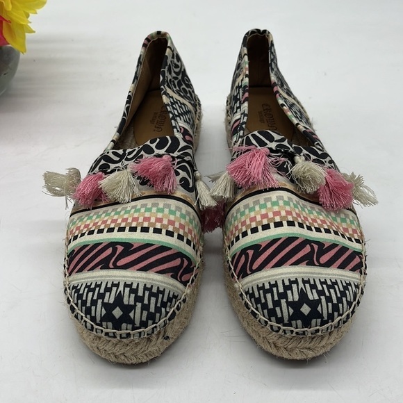 Crown Vintage Kalani Multi Color Fringe Espadrille Sz 7.5. ESP2627 - Picture 2 of 8